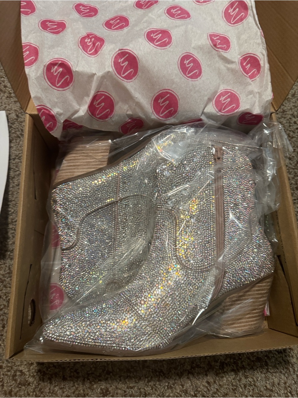 Matisse Rhinestone Booties - NIB - Great for bachelorette party or a night out